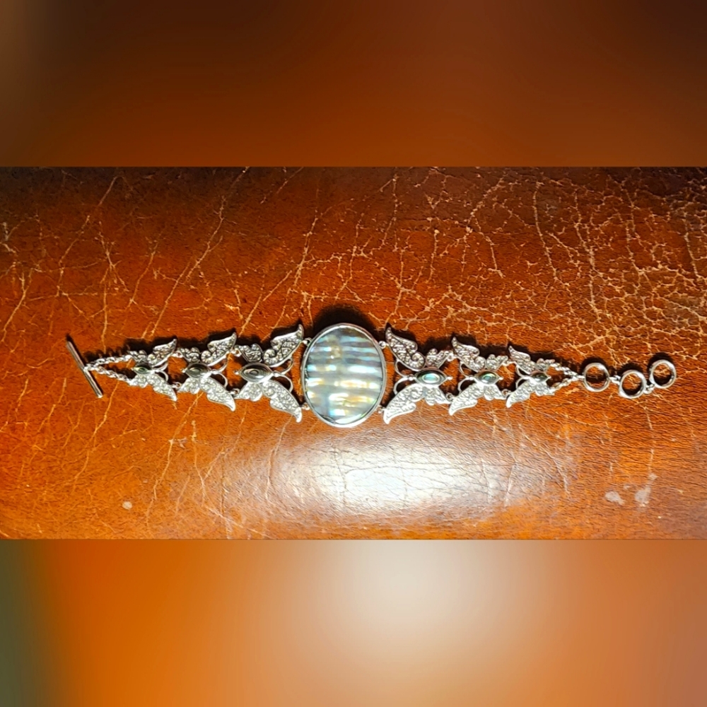 Abalone Butterfly Bracelet